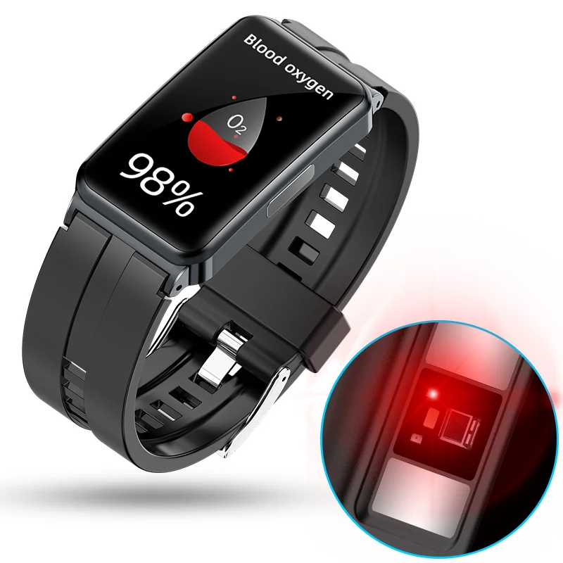 Smart Bracelet Watch EP01 Blood Glucose ECG Body Temperature Pressure