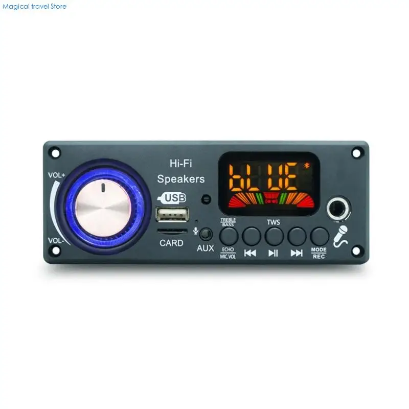 N2UB 디코딩 보드 12V 마이크 U 디스크 TF 카드 플레이어 전자 MP3 블루투스 호환 증폭기