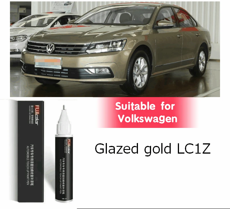 Adatto Per Faw Volkswagen Paint Fixer Touch-Up Pen Glazed Gold Lc1Z Ld1W P1Q Lr1V Lr7L Lr7R Lc1W Ld1X Gold Repair Car Gold