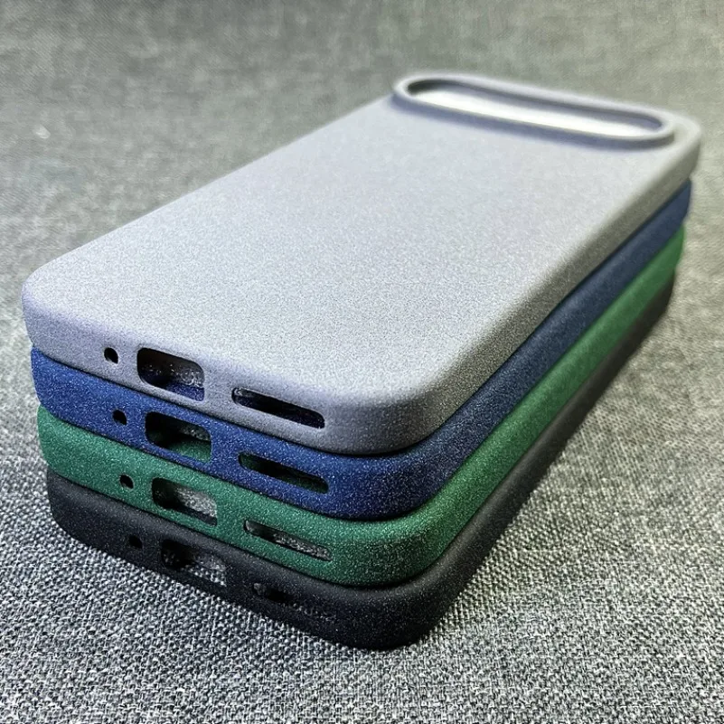 Matte Shockproof Solid Sandstone Slim Phone Case