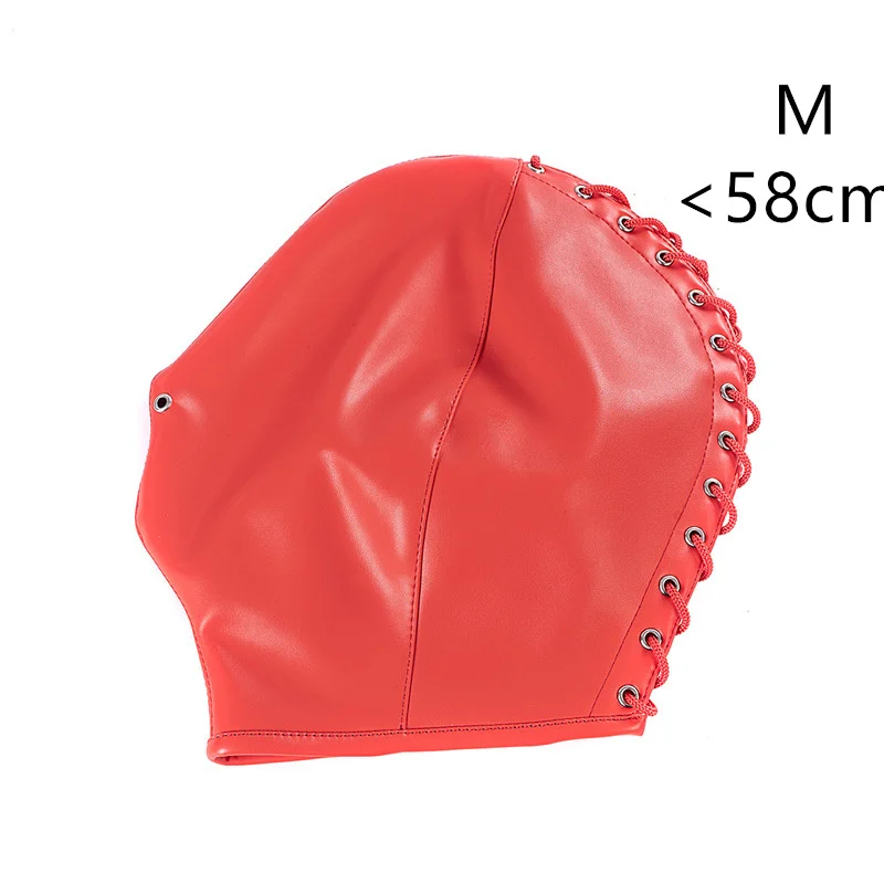 Leather Full Face Mask for Party Cosplay and Halloween