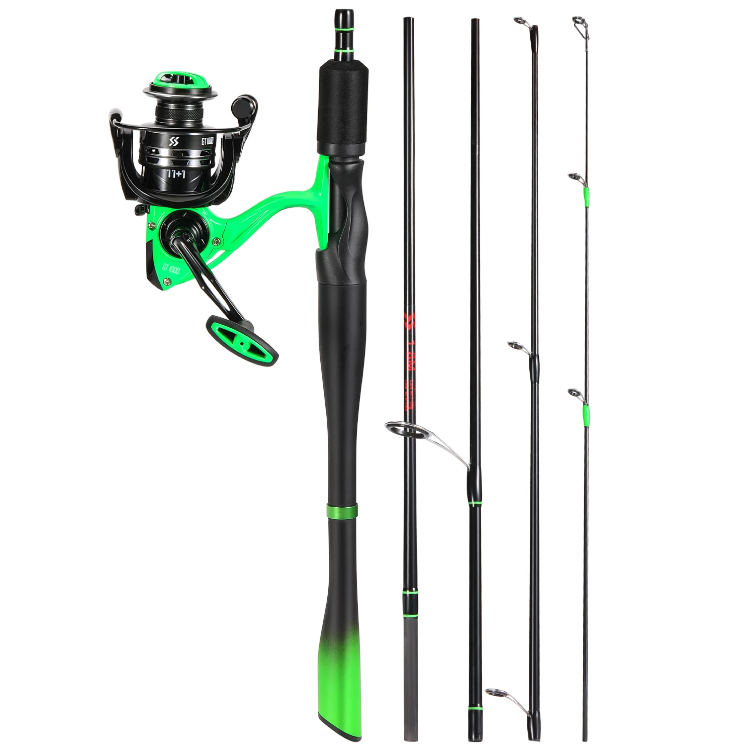 Sougayilang Spinning Fishing Set 1.8m-2.4m UltraLight Carbon Fiber Rod and  17.6LB Max Drag 5.2:1 Gear Ratio Fishing Reel Combo - AliExpress