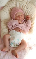 18-20Inch Cuddly Full Body Soft Viny Pascale Bebe Reborn Girl With Painted Hair Handmade Lifelike Realistic Reborn Baby Girl 5