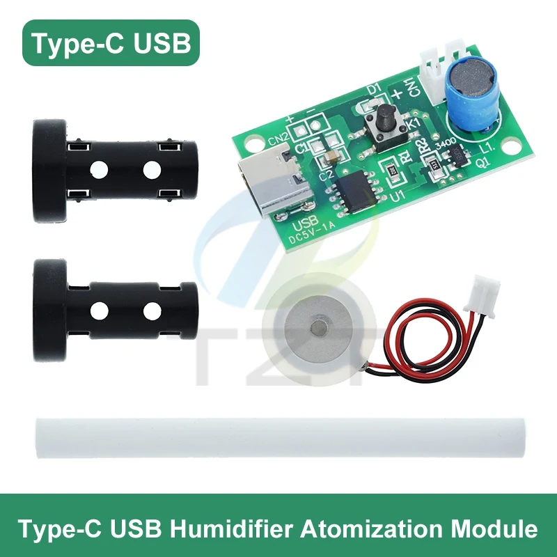 Compact USB Mini Humidifier Kit with Mist Maker and Atomization Technology
