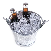 

2019 New 1/12 Scale Dollhouse Beer Bottle Bucket Ice Cube Cups Play Dollouse Food Furniture Toy