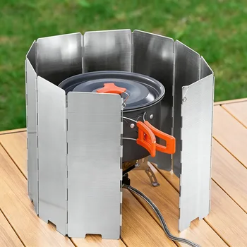 Aluminum Camping Stove Windshield 1