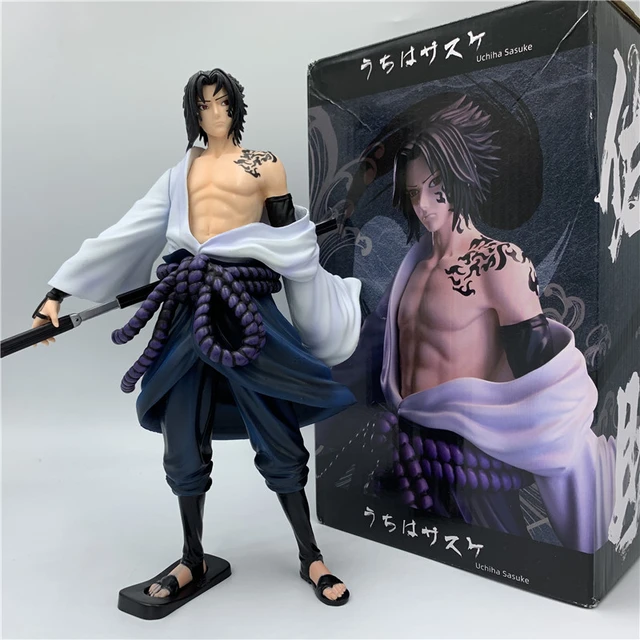 Figura Naruto Shippuden Sasuke Uchiha Escala 1:10 PVC ㅤ, FIGURAS