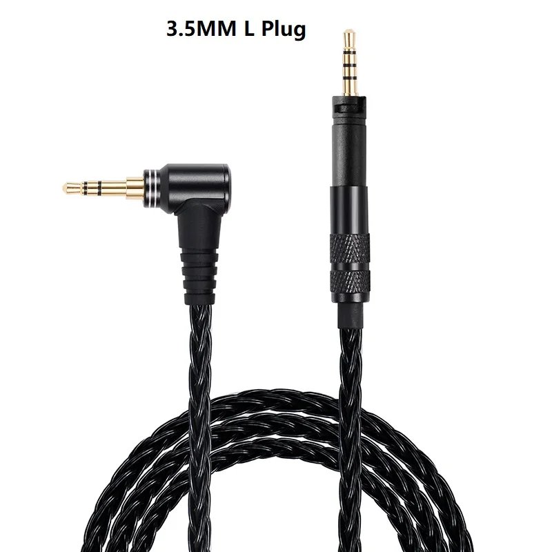 Silver Plated Copper HiFi Headphone Cable 3.5 4.4 For Sennheiser Momentum HD4.30 HD4.40BT HD4.50BTNC HD400S HD458 Audio Cable