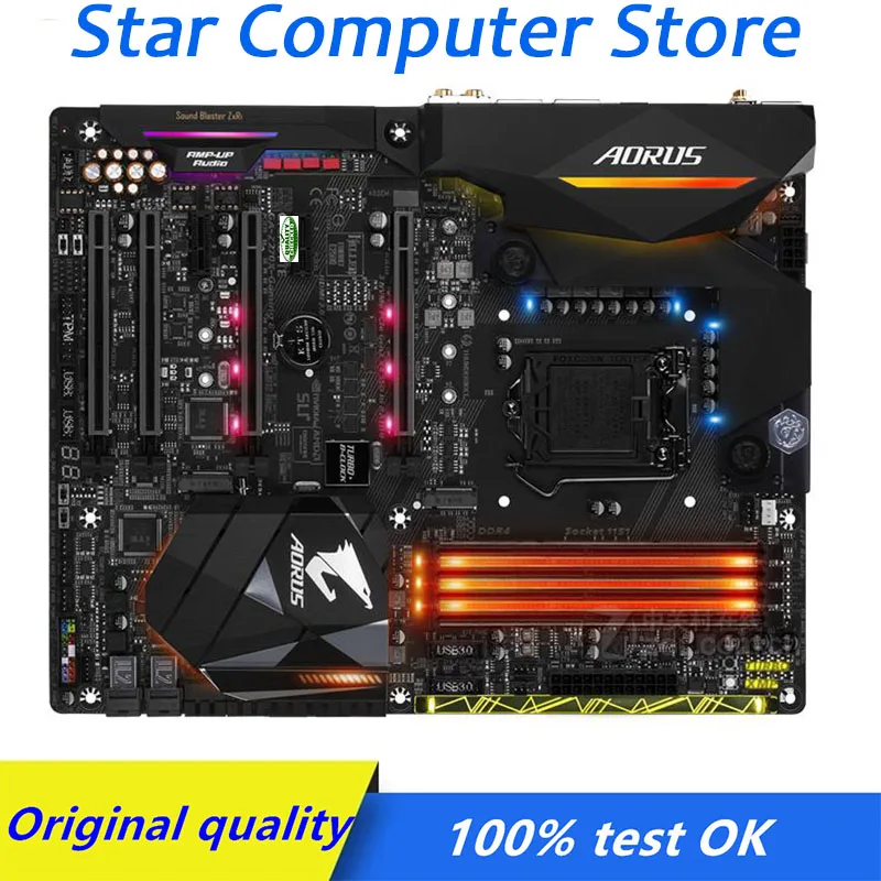 Для Gigabyte GA-AORUS 7 AORUS Z270X-Gaming LGA 1151 материнская плата для компьютера SATA3 M.2 SSD