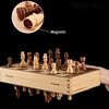 Chess Set - Magnetic Foldable Portable Solid Wood Chess Board - Educational Games for Students and Kids - Christmas Gift 5