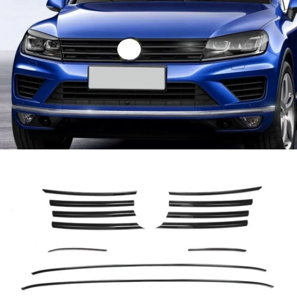 

Декоративная полоса для переднего бампера решетки для VW Touareg 2011-2018