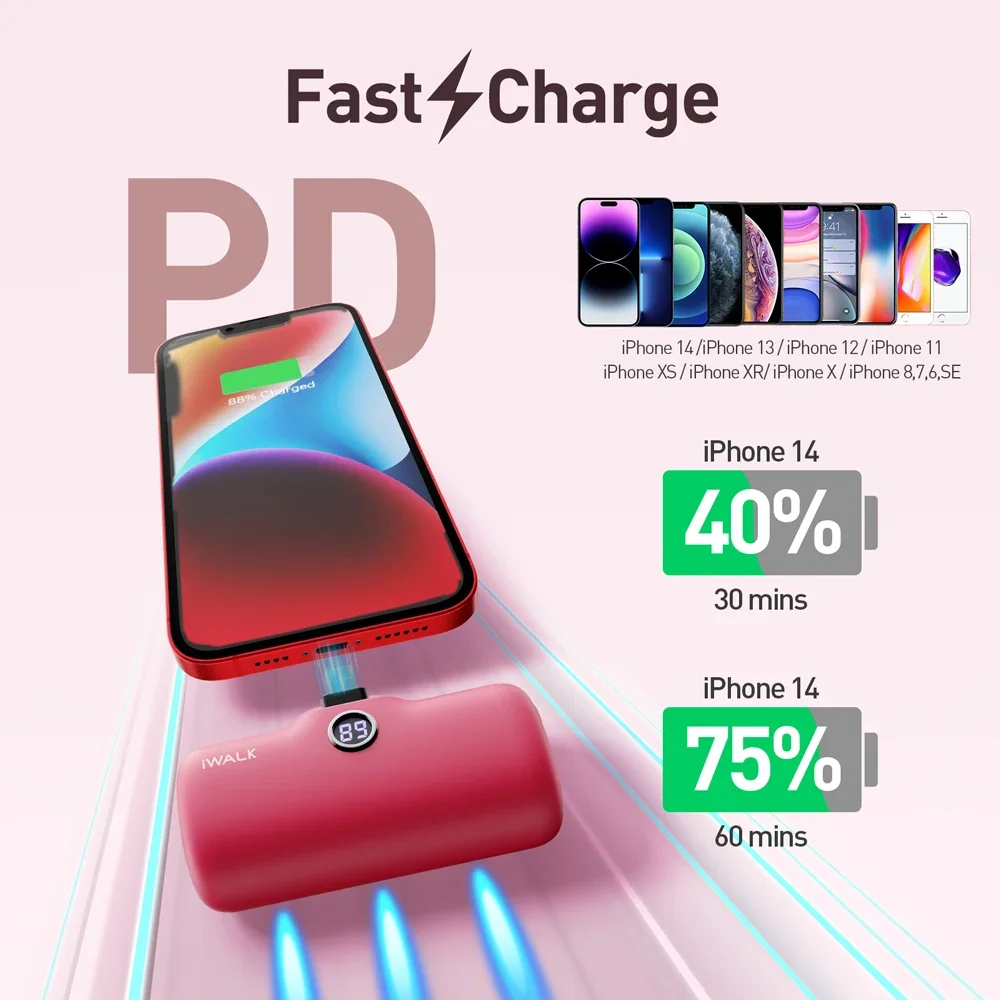 Li-Ion 4800mAh iWALK Charger Set for Electronic Devices