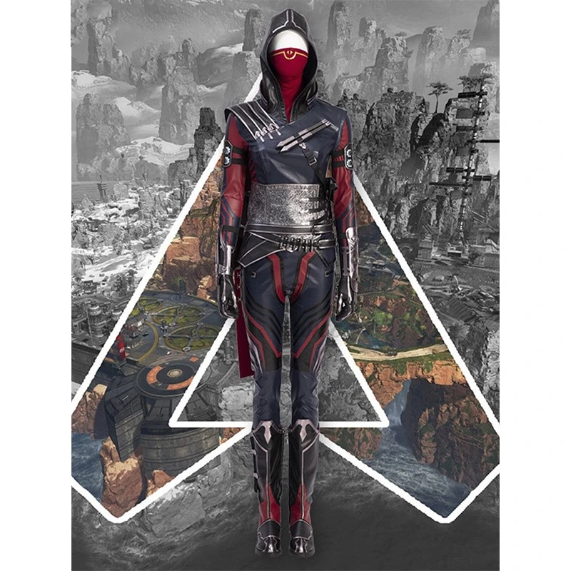 

Костюм для косплея знаменитостей из игры вершины верхушки Wraith, комбинезон на Хэллоуин, Женский костюм злого духа, костюм для косплея Wraith Cos
