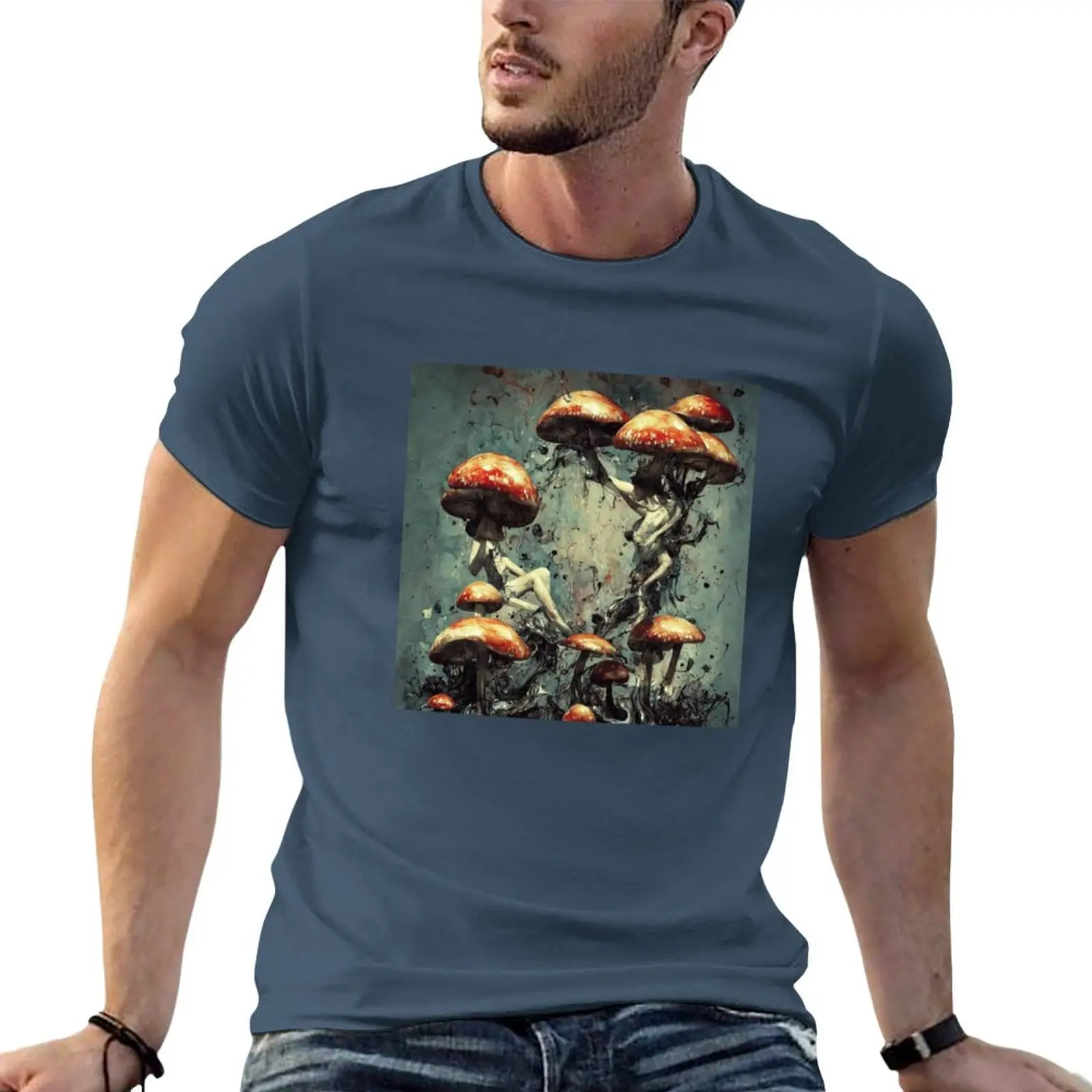 

Surreal Mushrooms and Bodies T-Shirt T-shirt short boys t shirts heavyweight t shirts vintage clothes mens champion t shirts