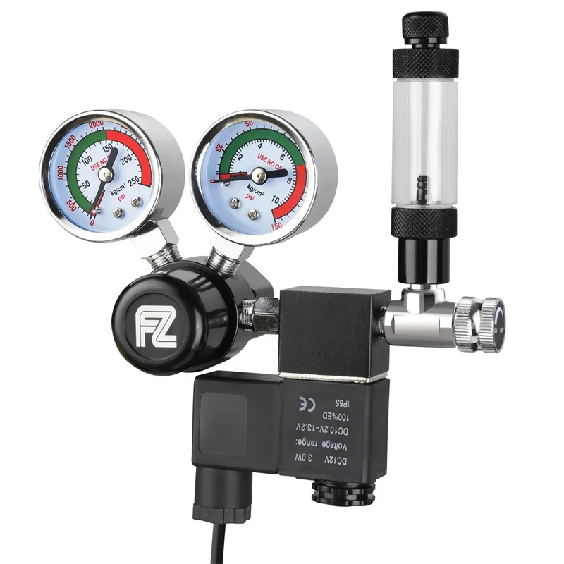 Co2 Regulator Aquarium Co2 Accessories Fzone Single Stage Big Gauge Co2 Regulator Aquarium Accessories Fishbowl Cylinder Tank Bubble Counter Carbon Dioxide Reducer