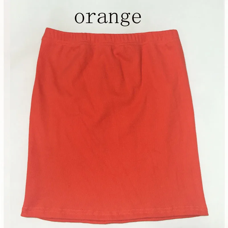 Women Summer Mini Skirt Elastic Waist Candy Color