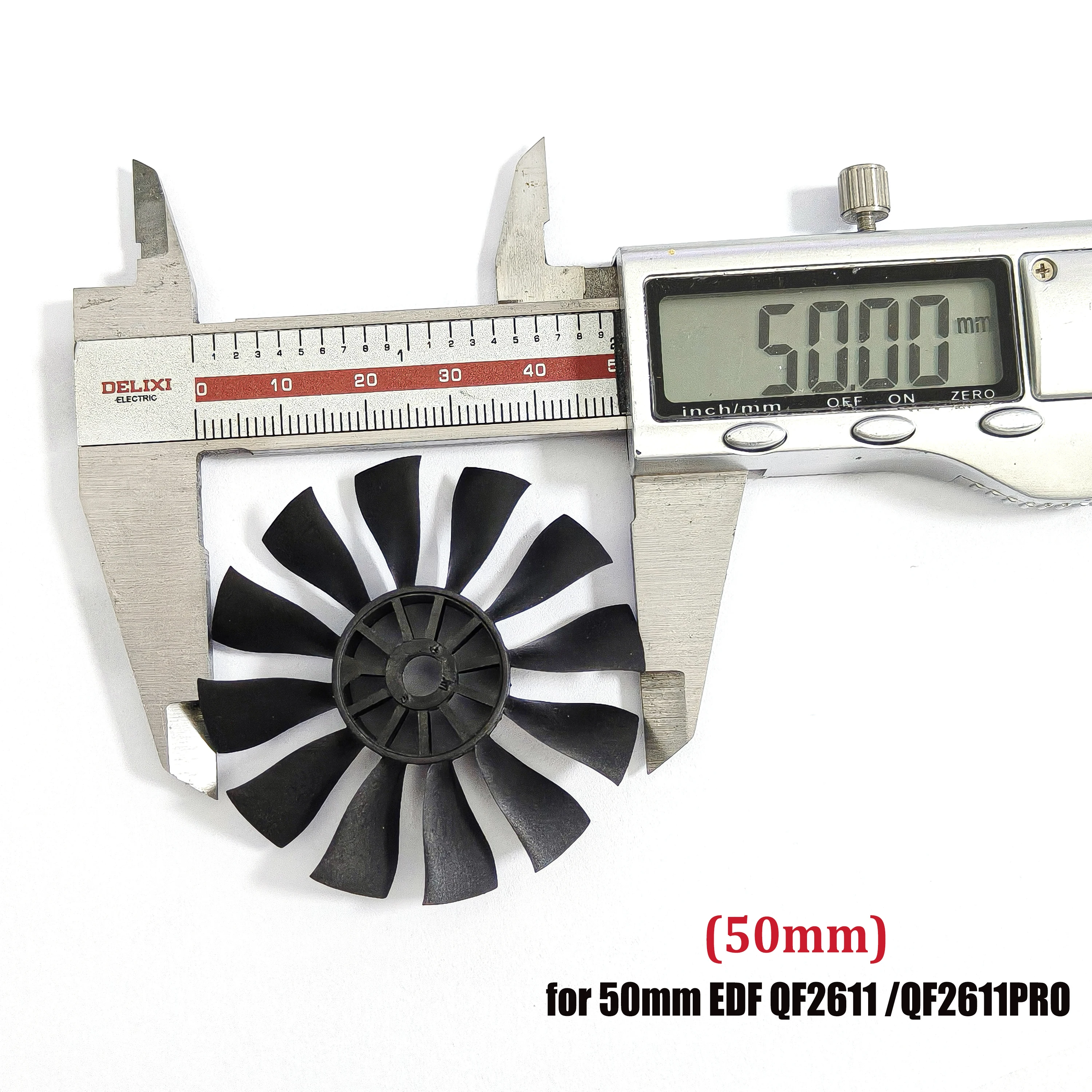 70mm 64mm 50mm Rotorblätter CW CCW 12-Blatt-Lüfter für QX-MOTOR EDF Kanalventilator Hochleistungslüfter DIY Ersatzteile