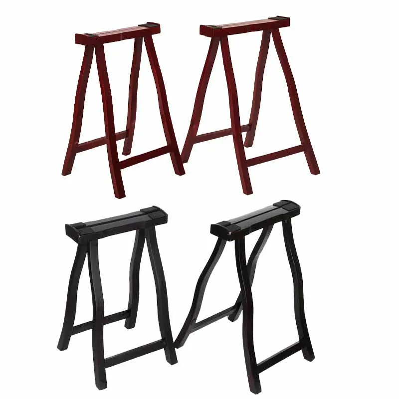 Guzheng 접이식 브래킷 휴대용 단단한 나무 스탠드, 수직 Guzheng 브래킷, 가정용 고급 현악기 액세서리