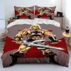 He Man and the Masters of the Universe Comforter Bedding Set,Duvet Cover Bed Set Quilt Cover Pillowcase,Queen Size Bedding Set 2