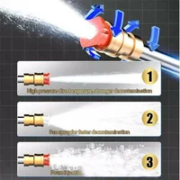 1500W Cordless Electric High Pressure Washer Rechargeable Car Wash Gun Electric Water Gun Foam Machine for Makita 18V Battery 2