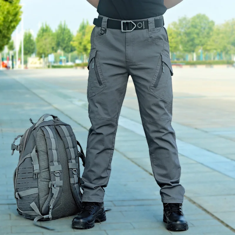 

Best-Selling in Stock Ix9 Tactical Trousers Men's Loose Outdoor Consul Cotton Multi-Pocket Stretch Overalls