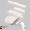 20 Type Smart Magnetic Track Light Tuya Zigbee DC48V LED Downlight Spot Flood Grille Lamps Mordern Home Living Room Black White 2