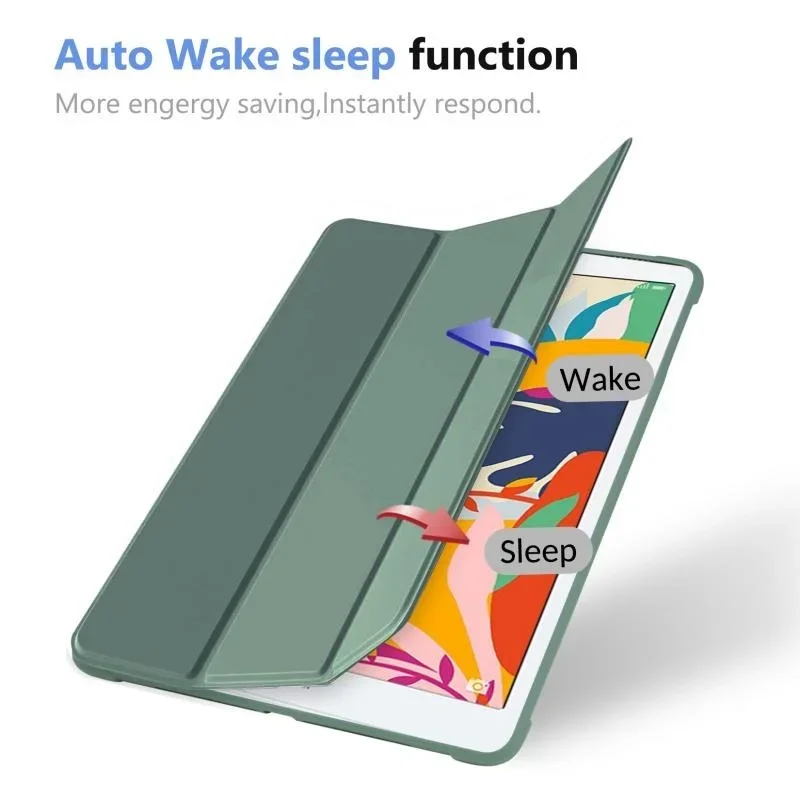 Protective Smart Wakeup Dormancy Tablet Cover with Screen Protector Film