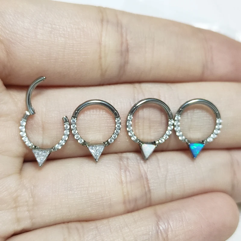Bijoux Piercing Tragus - 16 Pièces En Acier 316L, Anneaux Nez Et Clous Sans Filetage