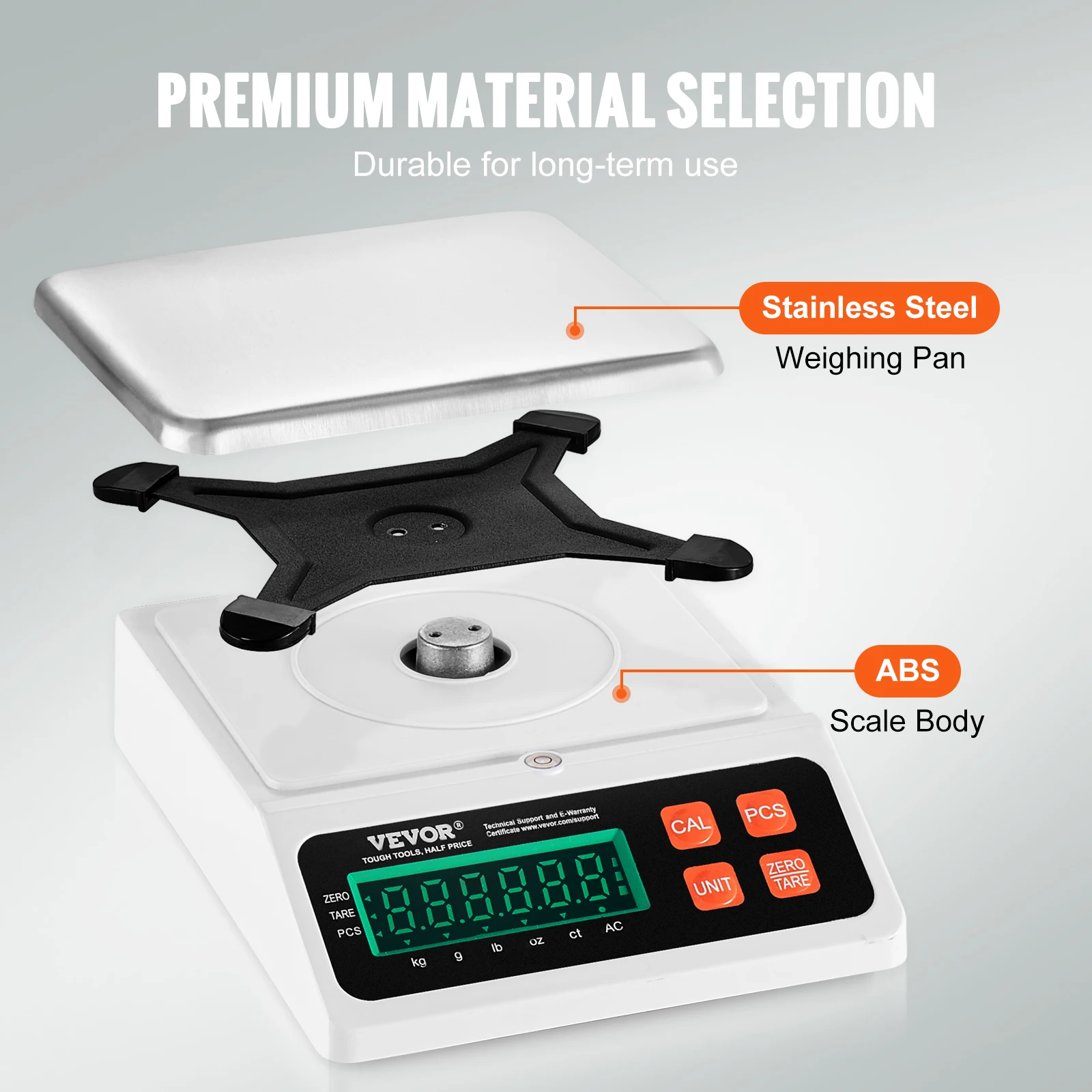 10kg x0.1g Digital Counting Scale Electronic Laboratory Balance LED Screen Table Top Scale Industrial Weighing digital counting scale