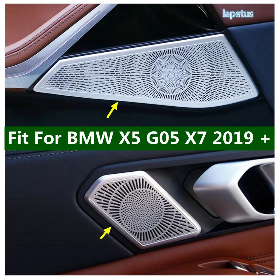 

Car Accessories Door Handle Bowl Stereo Speaker Audio Sound Loudspeaker Treble Horn Cover Trim Fit For BMW X5 G05 X7 2019 - 2022