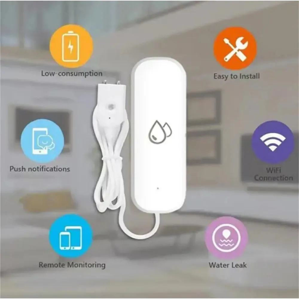 Tuya Smart Zigbee Water Leak Detection Alarm