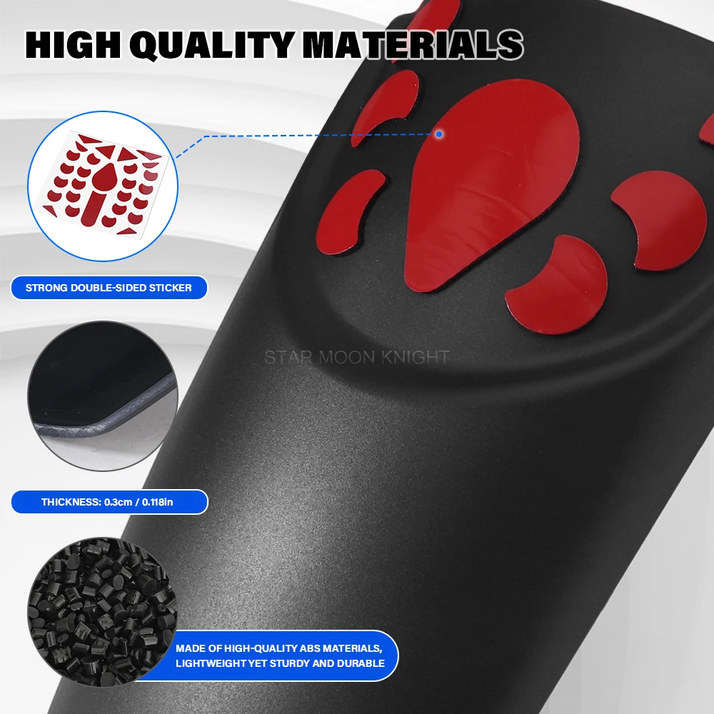 Motorcycle Front Fender Extension Enhancer - Lengthened Mudguard Accessory