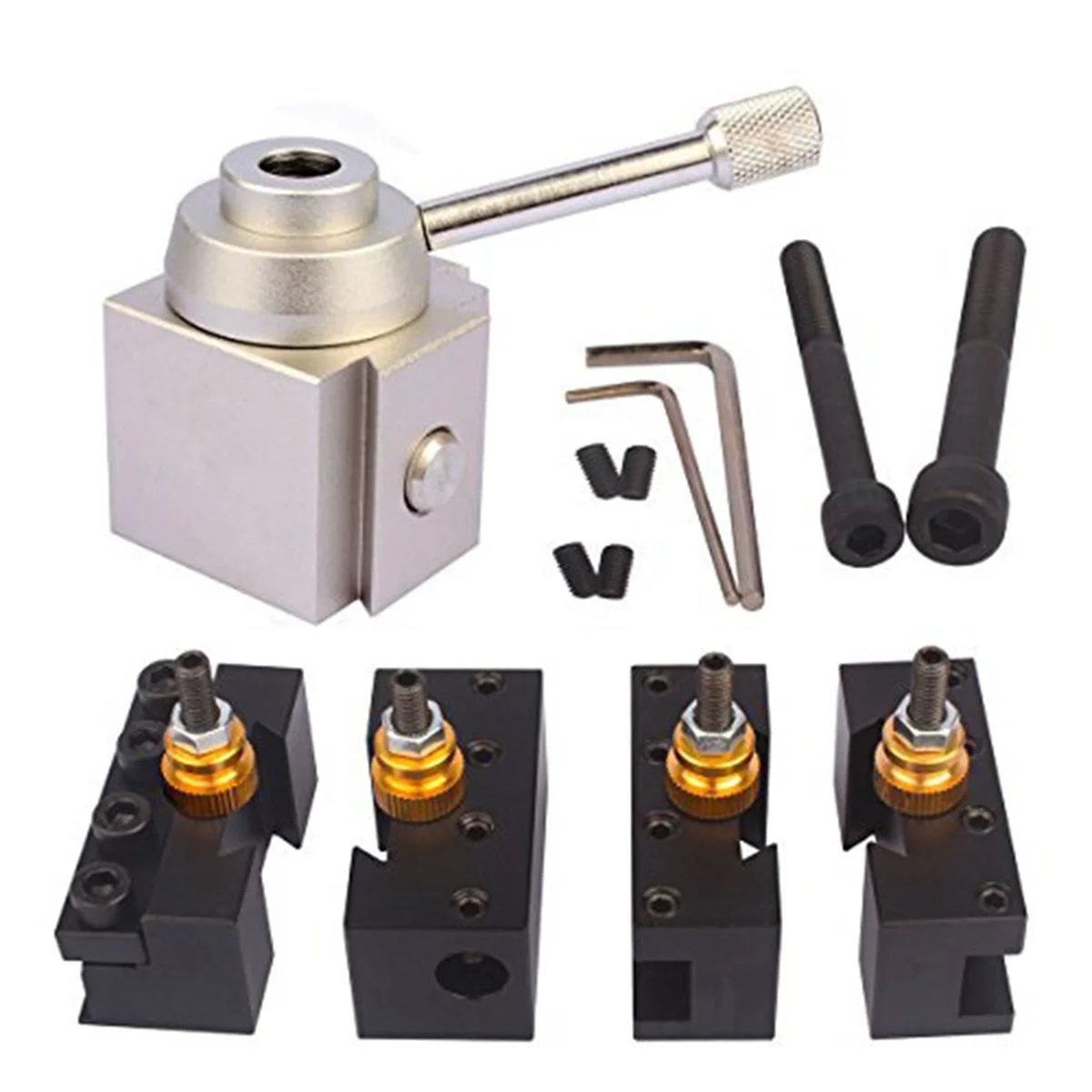 Mini Lathe Quick Change Tool Holder and Tool Holder Multifid Tool Holder Tool Holder, 120034 Tool Kit, 2