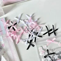 Korean Ins White Kraft Paper Card Storage Ziplock Bag Kpop Star 3-inch Sell Card DIY Packing Pocket Y2K Bow Wing Sealing Sticker 2