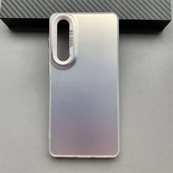 Metallic Aurora Skin Matte Back Cover Mobile Phone Case - Samsung S25Ultra (Silver)