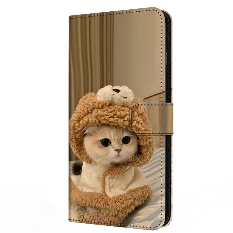 Magnetic Pink Leather Wallet Case - Book Style Flip Cover