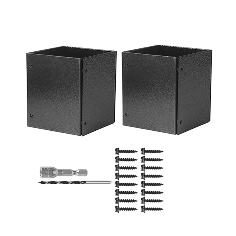 

Защита для столбов из нержавеющей стали (диапазон 3,3-6 дюймов), защищает деревянные почтовые ящики, заборы от дождя газонокосилки, винтовой инструмент