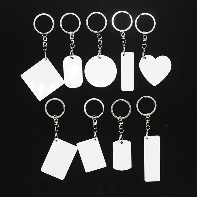 FREE SHIPPING 50pcs/lot Sublimation Blank Metal Key Chain Key Ring for Sublimation Ink Transfer Printing DIY Gifts free shipping 50pcs lot sublimation blank metal key chain key ring for sublimation ink transfer printing diy gifts