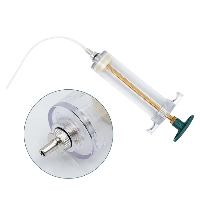 Birds Pet Feeding Syringe, Bird Parrot Manual Feeding Water Rearing Gavage Curved Needle, Adjustable Feeding Syringe 10ml-100ml 2