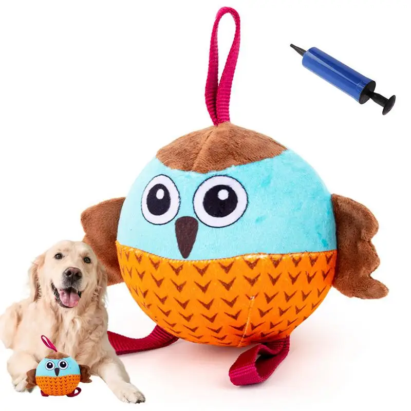 

Dog Toy Balls Owl Shaped Interactive Dog Toys Inflatable Pet Supplies Dog Chewing Toy For Medium Dogs Small Dogs Large Dogs