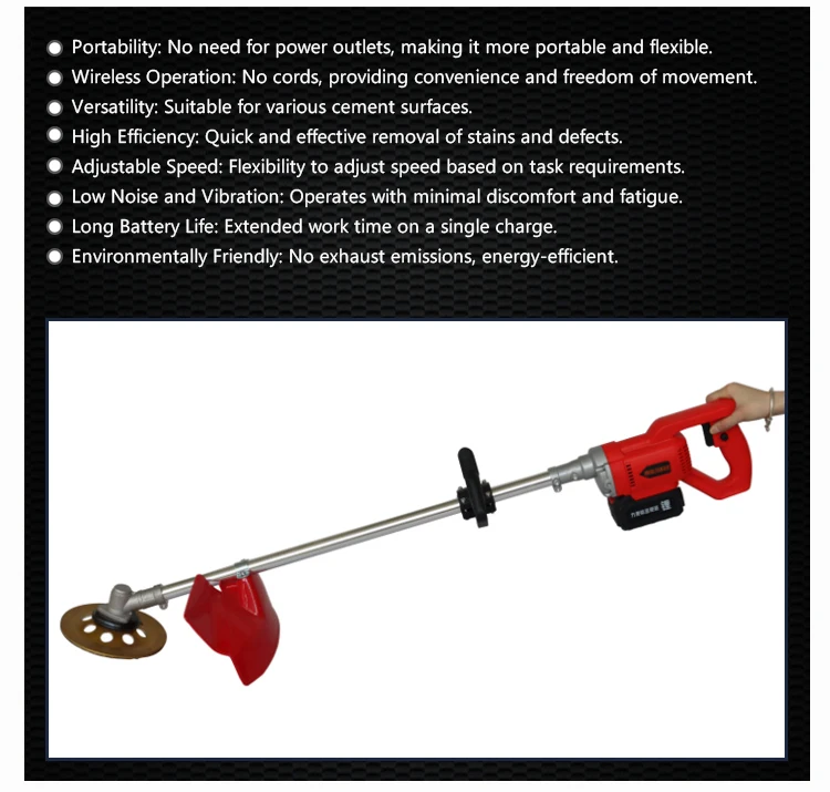 Hand-held High Efficiency Three Head Grinder Floor Grinding Machine for Sale
