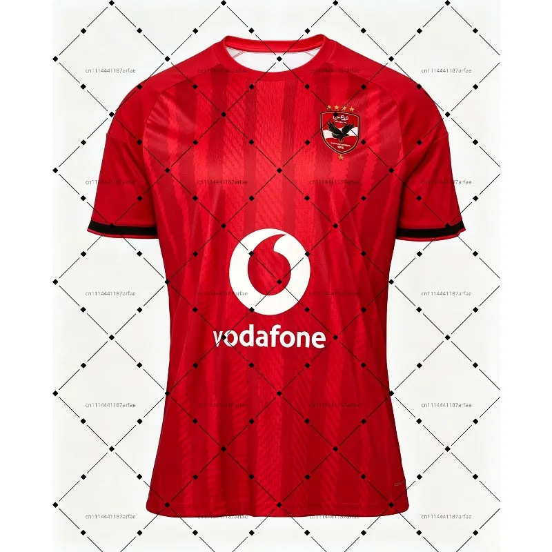 2026-27 Al Ahly Heim- und Auswärtstrikot mit 3D-Digitaldruck, bequemes und atmungsaktives Sport-Freizeit-Oberteil