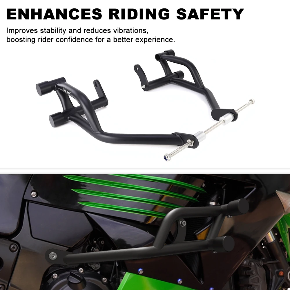 오토바이 엔진 가드 하이웨이 바 레이스 레일 스턴트 케이지 크래시 케이지 닌자 ZX-14R 2006 2007 2008 2009 2010 2011 가와사키용