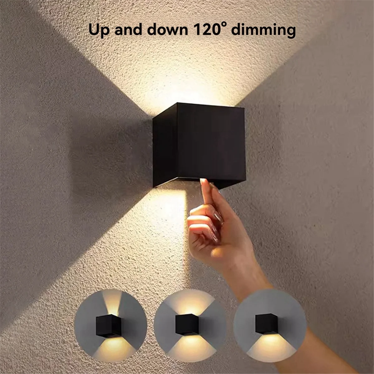 BAAU Simple Outdoor Wall Light Waterproof Balcony Light Exterior Wall Outdoor Garage Porch