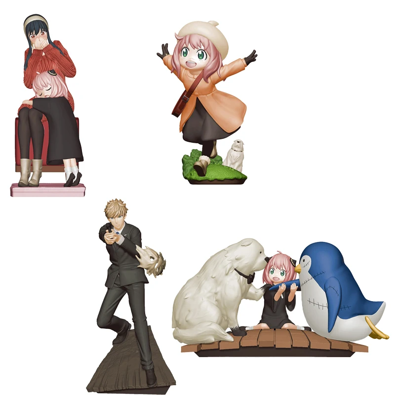

Original Goods in Stock MegaHouse BOND FORGER ANYA FORGER LOID FORGER PETITRAMA SPY FAMILY2 Anime Model Toy Birthday Gift