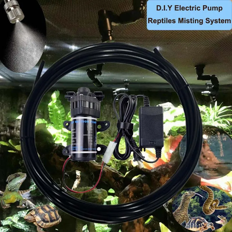 Reptile Humidifier Mister For Terrariums Misting System With Adjustable