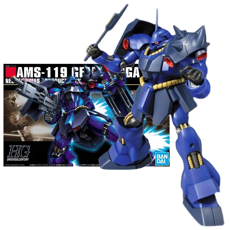 

Bandai Genuine Gundam Model Kit Anime Figure HG 1/144 AMS-119 Geara Doga Collection Gunpla Anime Action Figure Toys for Children