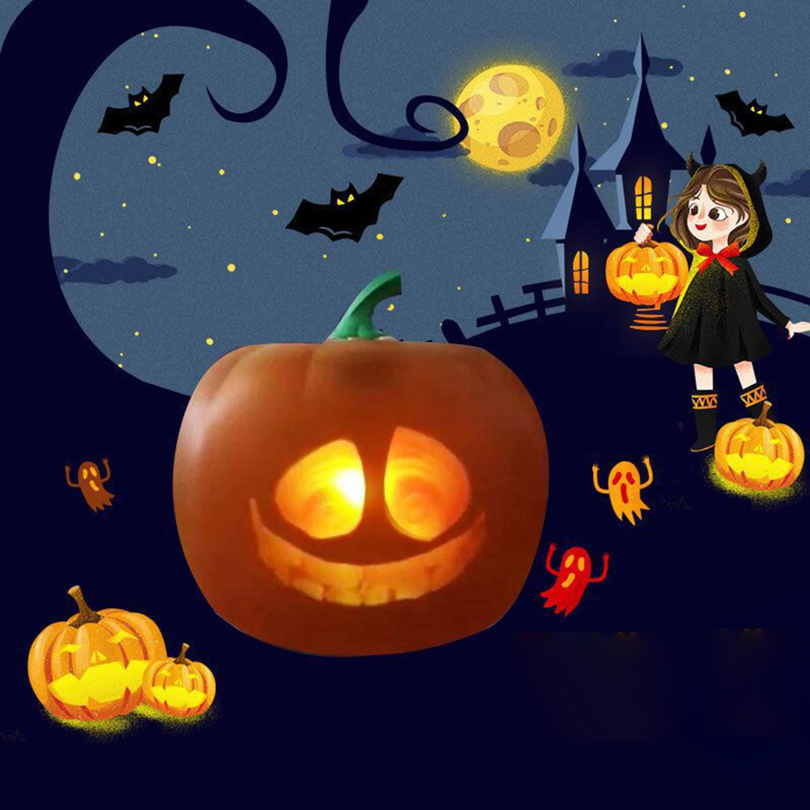 Funny Halloween Pumpkin Lamp 3