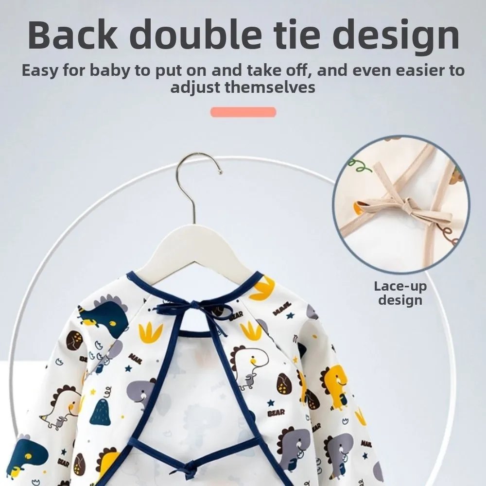 방수  턱받이, 이유식 블라우스, 쌀알 포켓,  긴팔 앞치마, 용 턱받이, 부드러운 용 턱받이