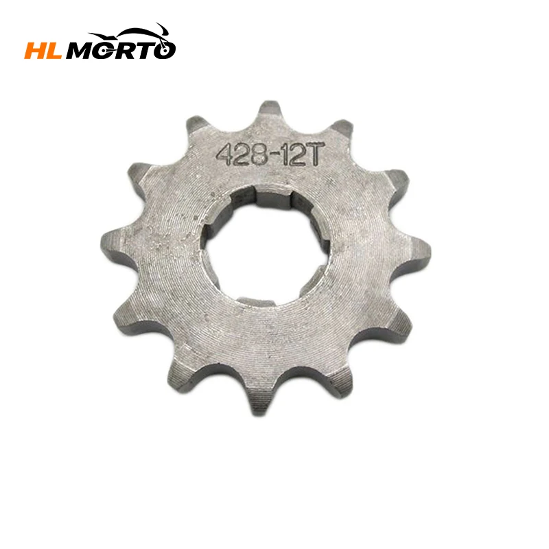 12T Teeth 20Mm 428 Chain Front Sprocket For Cog Pit Trail Quad Dirt Bike Atv Buggy